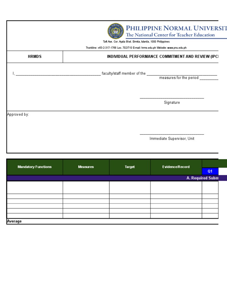 IPCR Guidelines and Sample Form | PDF | Academic Degree | Academia