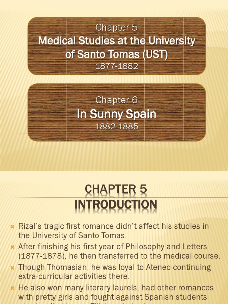Medical Studies at The University of Santo Tomas (UST) : in Sunny Spain ...