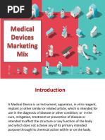 8/8/2019 Marketing Mix of Medical Devices 1