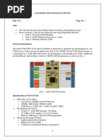 Date: Exp. No.: Page No.: Aim:: Led Blinking Using Digitalout Function