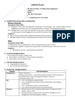 SD Islam Al Huda Lesson Plan