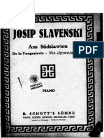 Josip Slavenski Iz Jugoslavije Svita Za Klavir PDF