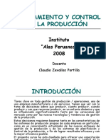 Planeamiento y Control de La Produccion