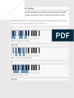 Piano Romanian Scales - Overview With Pictures