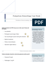 Hemorrhage Case Studies - in Class