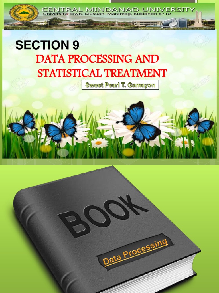 Data Processing and Statistical Treatment | PDF | Mean | Statistics