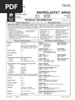 Envirolastic AR 425 Data Page