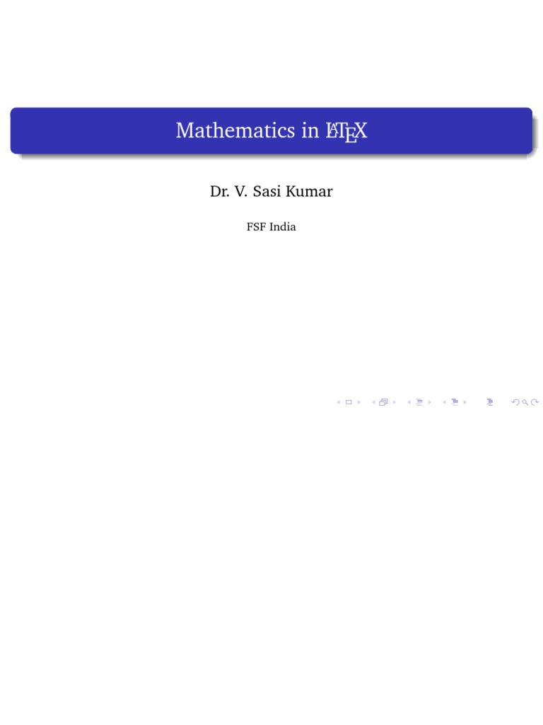 Latex Mathematics PDF Te X Printing