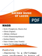 Sacred Music Traditions of the Philippines