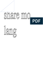 Share Mo Lang