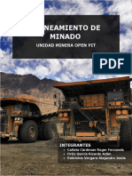 Planeamiento de Minado-Unidad Minera Open Pit