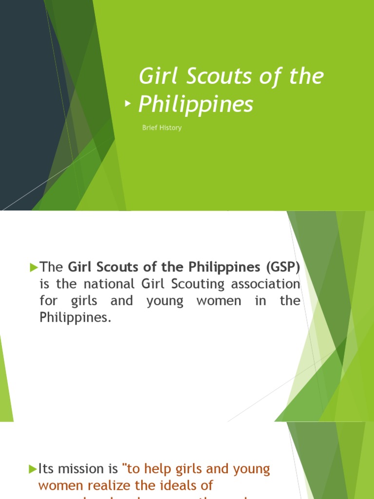 Girl Scouts of The Philippines | PDF | Girl Guiding And Girl Scouting ...