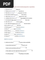 Fill in The Correct Form of The Words in Brackets (Comparative or Superlative)