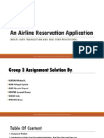 An Airline Reservation Application
