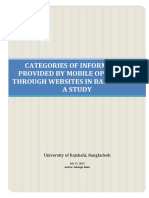 Information Provided by Mobile Phone Ope PDF