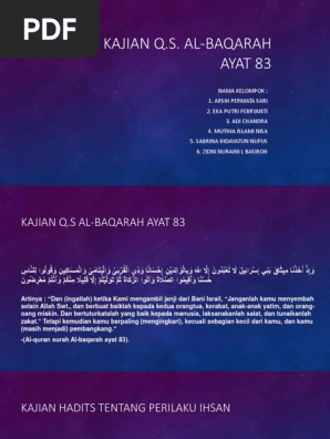 Download 69+ Contoh Surat Al Baqarah Ayat 83 Terbaru Gratis