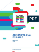 Acción Policial en Calle - Rosario 2019 - Impresión Curvas