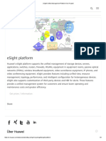 Huawei's ESight Platform