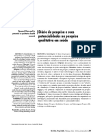 Diário de Pesquisa e Suas Potencialidades Na Pesquisa Qualitativa em Saúde