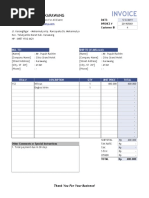 Invoice: Sewa Proyektor Karawang