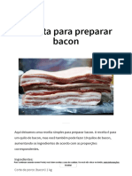 preparar bacon