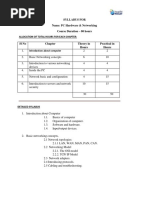 PC Hardware & Networking Syllabus PDF