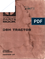 Cat D8H Tractor 36a5328 and Up Parts PDF