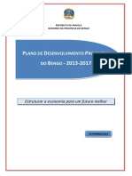 Plano de Desenvolvimento Provincial Do Bengo 2012-2017