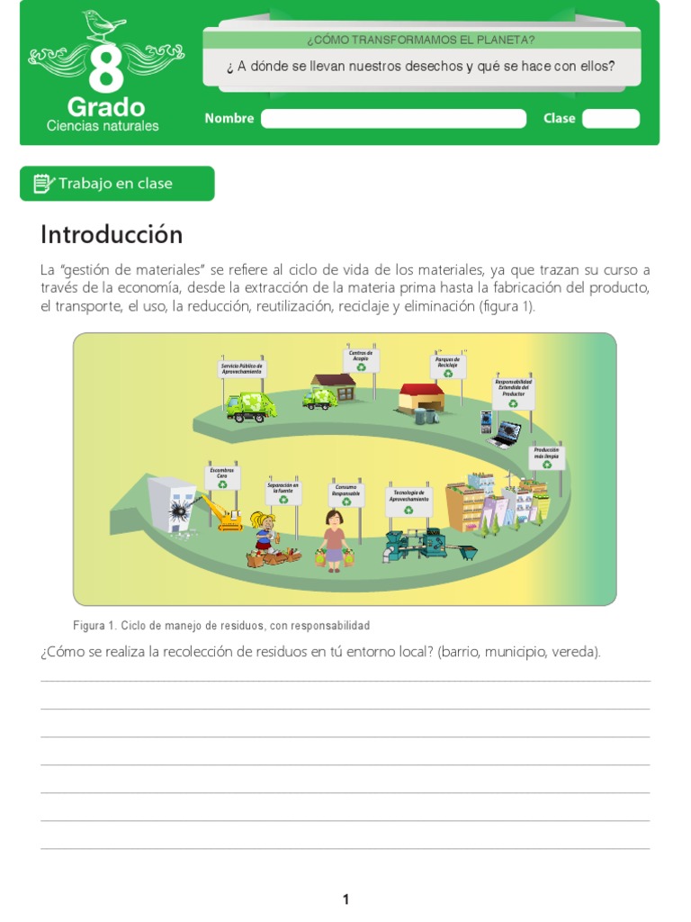 Actividades de Las 3R | PDF | Vertedero | Residuos