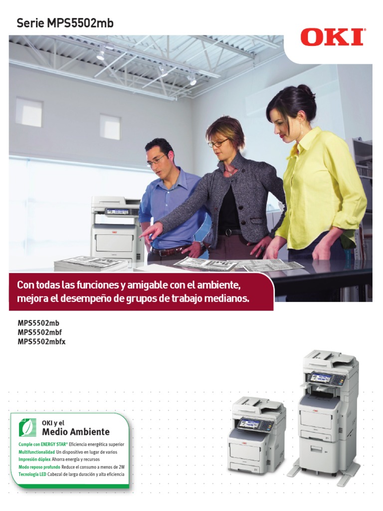 OKI MPS5502mb PDF | PDF | USB | Impresora (Computación)