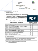 Evaluación Lenguaje Fábula