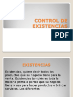 Control de Existencias S