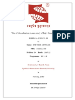 Era of Liberalization: A Case Study of Rajiv Gandhi Government