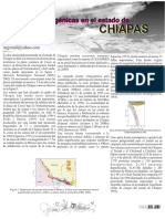Fuentes Sismogénicas en El Estado de Chiapas