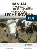 Manual de Buenas PR Cticas Pecuarias en Unidades de Producci N de Leche PDF