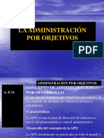 Adminsitracion Por Objetivos