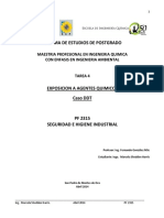 Tarea 4. Caso de Exposición A Agentes Químicos. Marcela Shedden