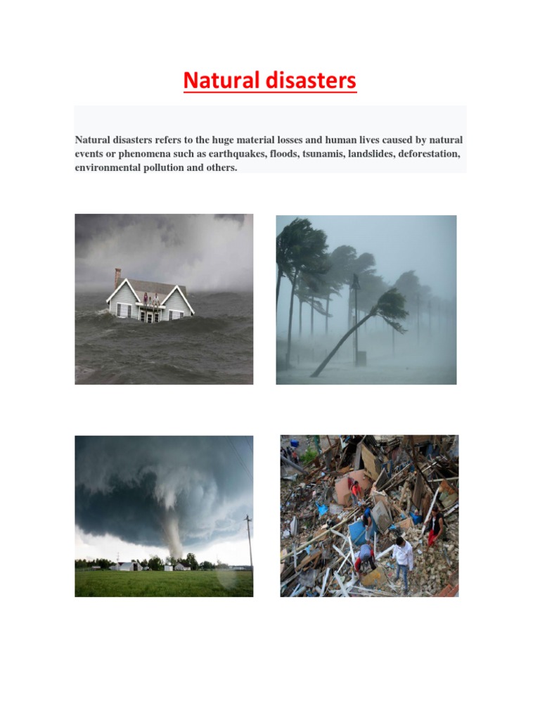 Understanding Natural Disasters and Impacts | PDF | Natural Disasters ...