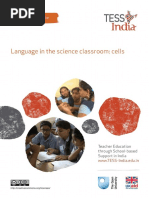 Language in The Science Classroom: Cells