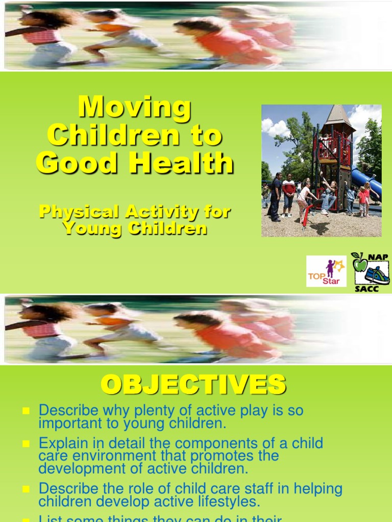 Moving Children To Good Health: Physical Activity For Young Children ...