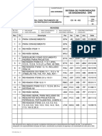 Sistema de Padronização de Engenharia - Especificação Geral para Tratamento de Superfície e Pintura de Proteção e Acabamento