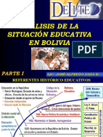 DELITE - Presentacion 1 - Educacion en Bolivia