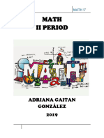 Matematicas 5º Iip 2019