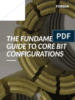 Guide core bit configurations