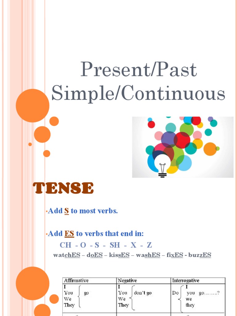 Present and Past Tenses PDF Grammatical Tense Cognitive Science