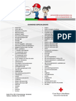 Listado de Examenes PDF