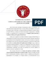 CEAAL Manifesto Campaña en Defensa Del Legado de Paulo Freire (Español)