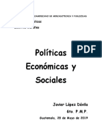 Politicas Economicas y Sociales