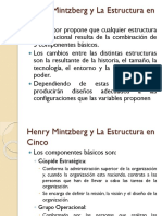 Mintzberg y La Estructura de Los 5