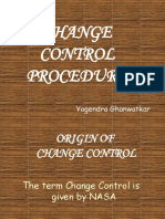 Change Control Procedure: Yogendra Ghanwatkar